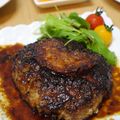 cookgale's cooksnap of when they made 豪華ディナー☆ハンバーグのフォアグラのせ.
