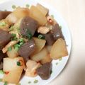 Konami310's cooksnap of when they made 簡単♡豚バラ大根こんにゃくの旨い煮焼き♡.