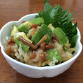 ままばなな1020's cooksnap of when they made アボカド、なめ茸のおろし和え.