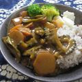フシッチェ's cooksnap of when they made オクラカレー.