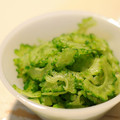 3life's cooksnap of when they made ゴーヤの柚子胡椒和え.