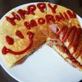 なち☆★'s cooksnap of when they made アメリカンドックなパンケーキ♬.