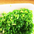 お弁当作り×3人分！'s cooksnap of when they made 小ネギ、我が家の切り方.