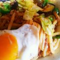 りょぴぴ's cooksnap of when they made ナシゴレン風焼きうどん.