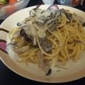 ﾄﾐﾋﾟﾝ's cooksnap of when they made 超簡単！！きのこのクリームパスタ★☆.