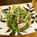 ☆糖質減らしてます☆'s cooksnap of when they made 豆苗とハムの胡麻マヨ和え.