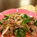 ☆糖質減らしてます☆'s cooksnap of when they made 牛肉のピーマンと長葱のニンニク醤油炒め♪.