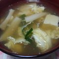  kanon 's cooksnap of when they made エリンギと豆腐のすまし汁.