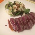 kaoritable's cooksnap of when they made 博多和牛のタリアータ　山葵ドレッシング.