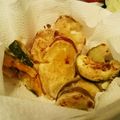自炊生活推進部's cooksnap of when they made 揚げないかぼちゃの天ぷら.