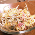 miii38u's cooksnap of when they made 簡単で美味っ！もやしとしらすのニラ玉炒め.