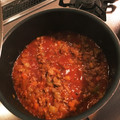znooti's cooksnap of when they made 水を使わない！コク旨ミートソース♡.