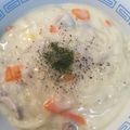 ☆★あーこ★☆'s cooksnap of when they made 簡単カルボナーラ風うどん.