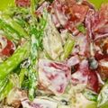 まめももちゃん's cooksnap of when they made 簡単！アスパラとしめじとトマトのサラダ.