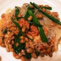 ＊にょにょん＊'s cooksnap of when they made ∮ニラと春雨の✰キムチ納豆✰彡和え∮.