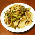 もこもこtrain's cooksnap of when they made 居酒屋風♡豚トロのねぎポン酢炒め♪.