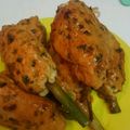 ぽんかんとはっさく's cooksnap of when they made ☆葉生姜で…絶品つくね巻き☆.