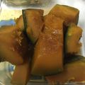 makosaka's cooksnap of when they made 水なしでホクホク♪レンジでかぼちゃの煮物.