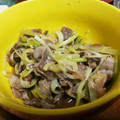 豆乳pudding's cooksnap of when they made 病みつき！簡単！砂肝と白ねぎの中華風.