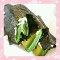 RIKOTORA's cooksnap of when they made アボカドの海苔巻き.
