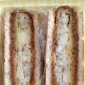 す1222's cooksnap of when they made ◇残り物で！簡単カツトーストサンド◇.