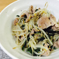 ririiichan's cooksnap of when they made モロヘイヤともやしの炒め物.
