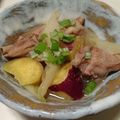 〇まめ吉〇's cooksnap of when they made 鶏肉とさつまいも、カンタン塩煮込み♪.