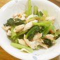 反省堂書店（のぐち）'s cooksnap of when they made 夏の鉄分補給に活躍！小松菜さっぱり梅和え.
