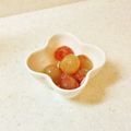 あやちん０８１６'s cooksnap of when they made 離乳食やお菓子作りに！簡単ぶどうの皮むき.