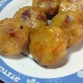 有希-yuki-'s cooksnap of when they made 焼き鳥のじゃがいも麩ハンバーグ.