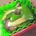 nosso's cooksnap of when they made ピーマンとしめじの塩レモン炒め♪.