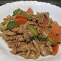 ジョングレ's cooksnap of when they made きゅうりと豚肉のオイマヨ炒め.
