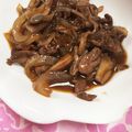 くるまるこ's cooksnap of when they made 豚肉とたっぷりきのこの赤ワイン煮.