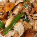 kimimaruo's cooksnap of when they made 南瓜とピーマンと薄切り肉の炒め物.