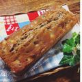 ﾎﾟｯﾁU・x・U's cooksnap of when they made さつまいも＆小豆＊パウンドケーキ.