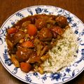 よよっち♪'s cooksnap of when they made 鶏団子と茸のカレー.