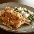 おぴーこ's cooksnap of when they made 旨酢たれ豚コマの☆ニラとたたき長芋添え♪.