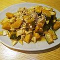 ボブナナ's cooksnap of when they made エリンギカボチャdeトン☆中華風炒め.