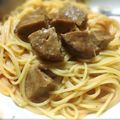 ぐりとぐらの姉's cooksnap of when they made おいしい♥チキンハンバーグのナポリタン.