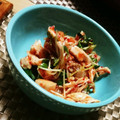 万里愛's cooksnap of when they made ささみとキムチとカイワレの韓国風サラダ.