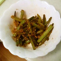 ももちゃんパンダ's cooksnap of when they made サツマイモのツルの甘辛炒め.