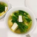 Ruri03's cooksnap of when they made 【福知山版】豆腐と小松菜のお吸い物.