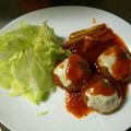 ぽんこつ子♡'s cooksnap of when they made トマトソースの煮込みハンバーグ.