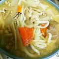 ユーロン's cooksnap of when they made 豚汁うどん.