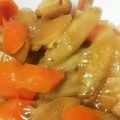 ずうりん's cooksnap of when they made お弁当にも♪鶏とゴボウの炒め物.