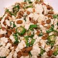 ナウト's cooksnap of when they made 簡単に混ぜるだけ納豆オクラ豆腐のネバネバ.