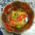 けんママ28's cooksnap of when they made 玉子豆腐の冷たいカニカマ餡かけ.