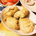 メダカの赤ちゃん's cooksnap of when they made 郷土料理☆いただき☆油揚げの中に～.