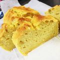 ☆miyuママ☆'s cooksnap of when they made HMで♪モチモチさつま芋豆腐ケーキ.