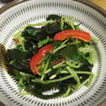 めぐみるく69's cooksnap of when they made わかめと豆苗のゴマ味噌和え【作りおき】.